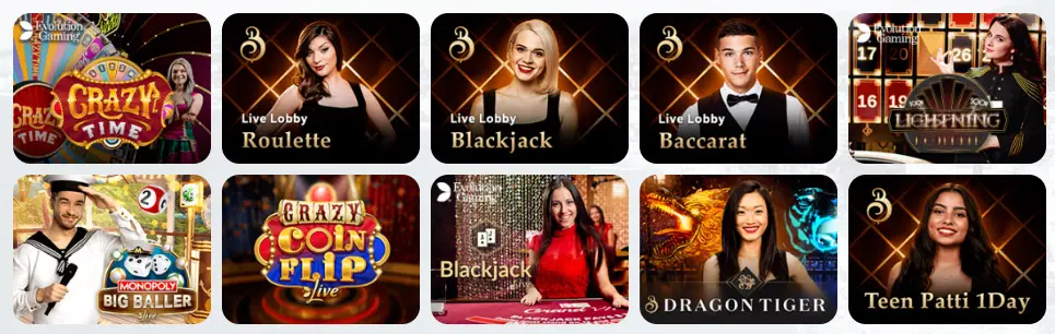 Juegos de casino en vivo Bbrbet Casino